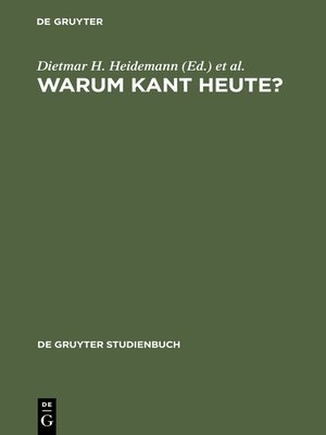 cover image of Warum Kant heute?